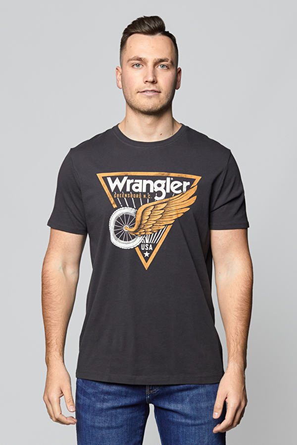 Футболка Wrangler Americana Tee Regular Fit (W7J6D3XV6) Черный