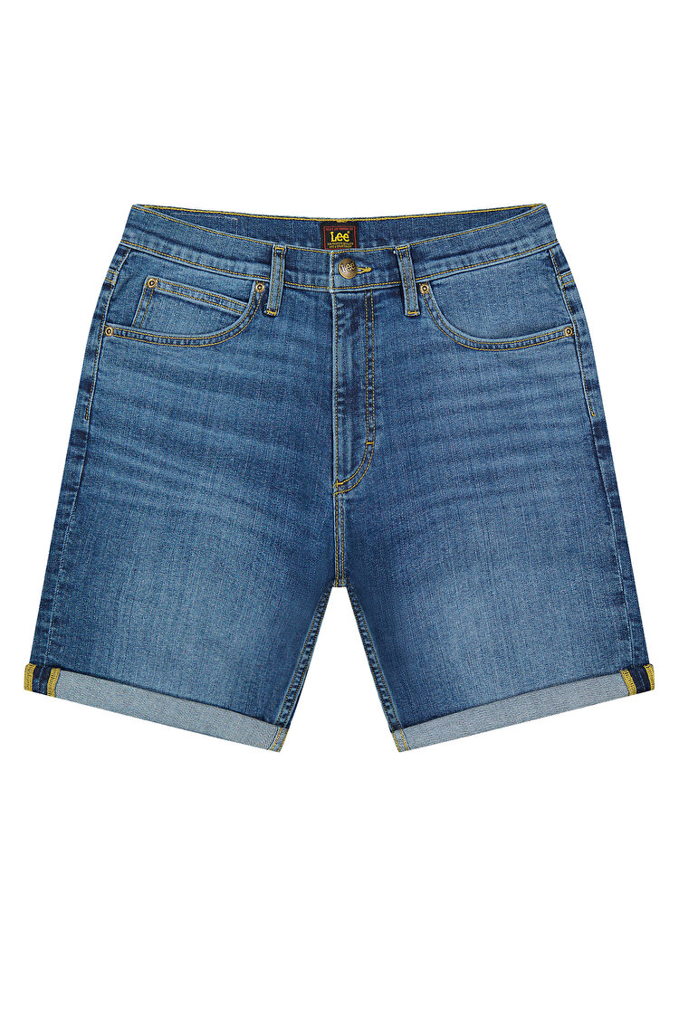 Шорты LEE RIDER SHORT Slim Fit (112376385) Голубой