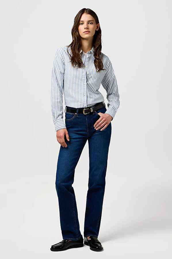 Джинсы Wrangler STRAIGHT Straight Fit (112371174) Синий