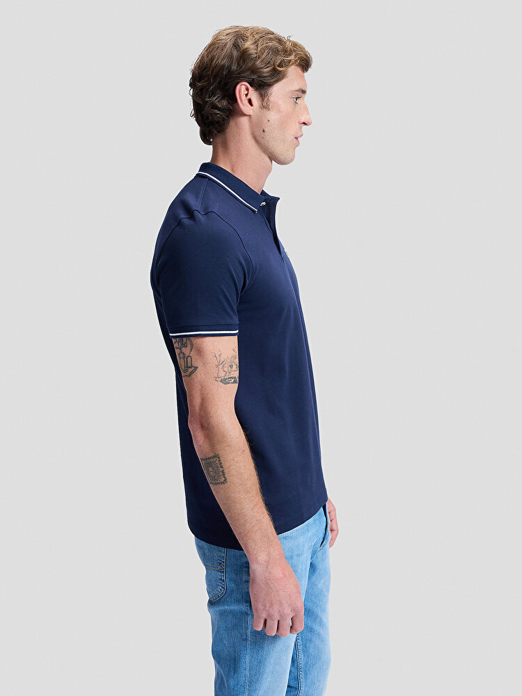 Поло LEE Pique Polo Regular Fit (112113693-L61ARL35) Темно-синий