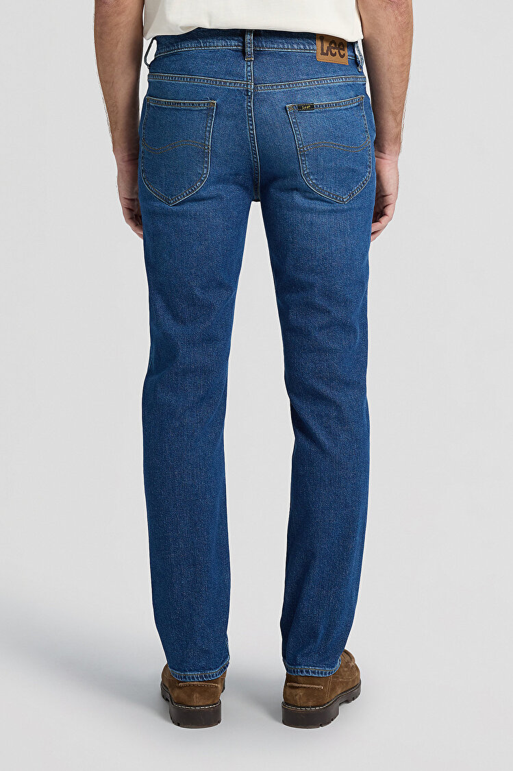 Джинси LEE Rider Slim Fit (112376408) Блакитний