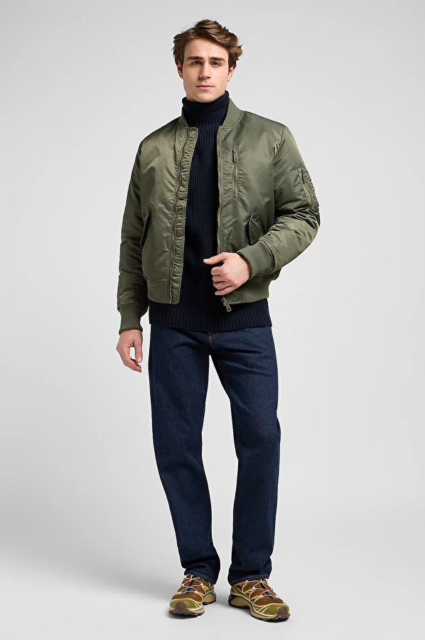 Куртка LEE Bomber Jacket Relaxed Fit (112371315) Зеленый