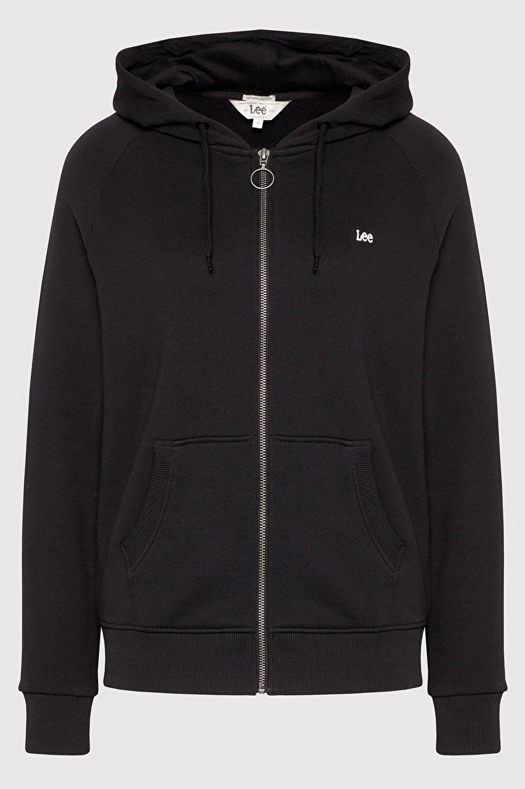 Толстовка LEE Zip Through Hoodie Regular Fit (L53QRY01) Черный