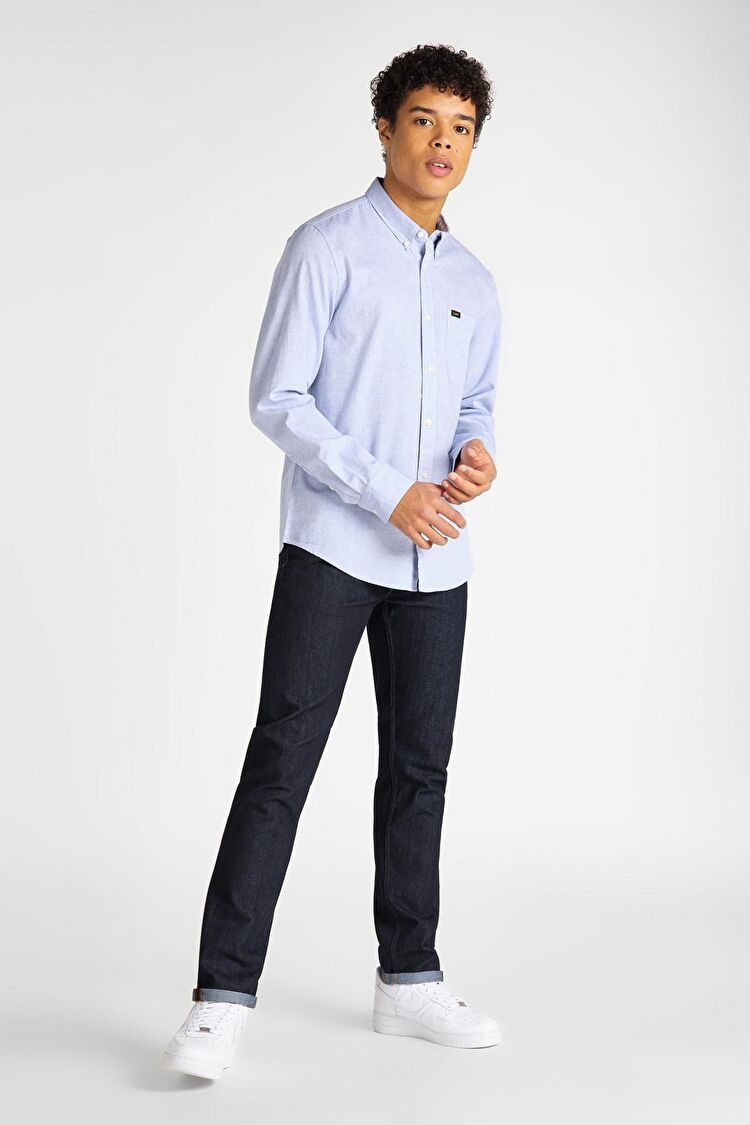 Рубашка LEE Long Sleeved Regular Fit (L880DFNJ) Голубой