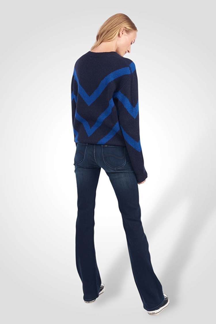 Джемпер LEE Pattern Knit Relaxed Fit (L52PLESJ) Темно-синий