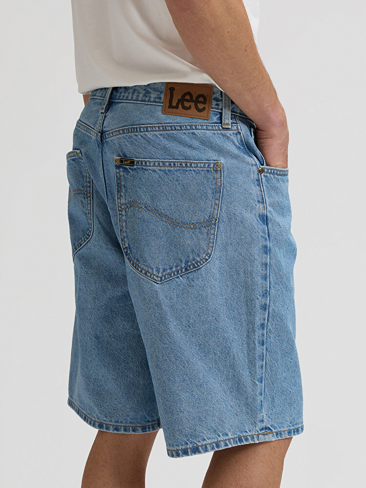 Шорты LEE ASHER SHORT Loose Fit (112376919) Голубой
