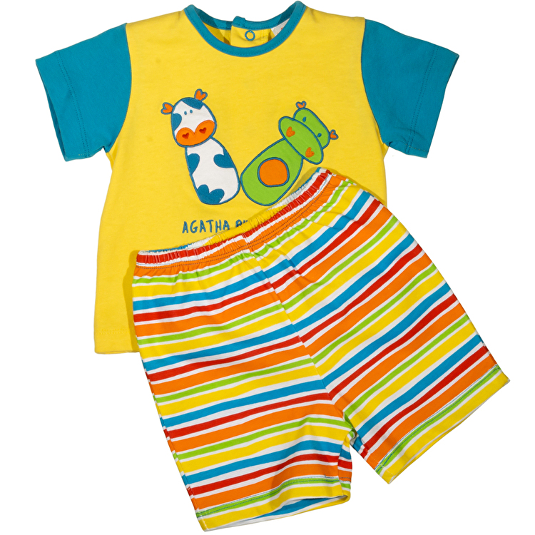 Костюм: Футболка, шорти AGATHA RUIZ DE LA PRADA Agatha baby (7594) Різнокольоровий