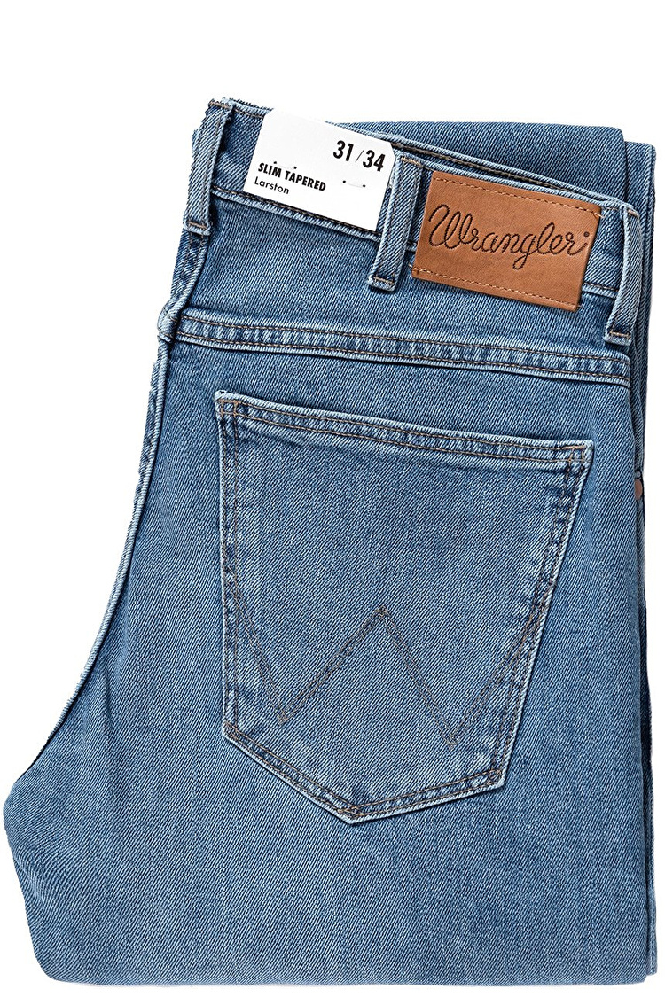 Джинси Wrangler Larston Slim Fit (W18S2324Z) Блакитний