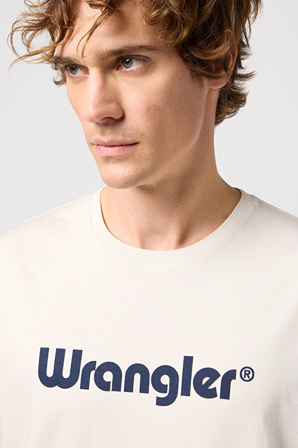 Футболка Wrangler Logo Tee (112350523) Белый