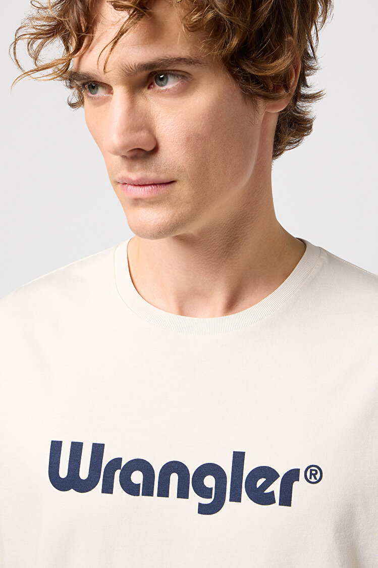 Футболка Wrangler Logo Tee (112350523) Білий