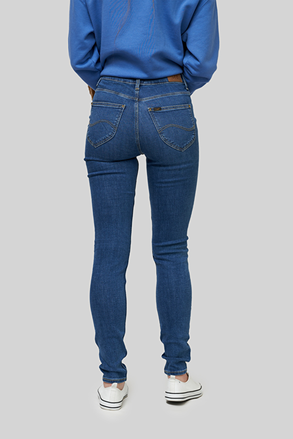 Джинсы LEE Scarlett High Skinny Fit (L626QDDM) Синий