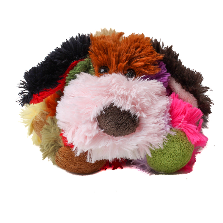 Мягкая игрушка `Собачка цветная лежачая` 23 см TRUSTY COLLECTION (20K171)