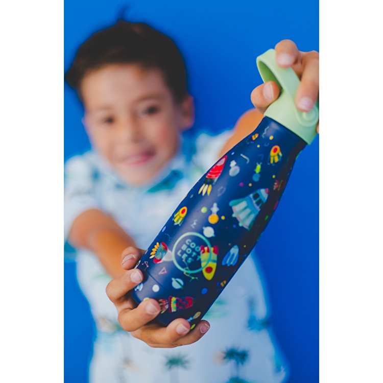 Термопляшка дитяча COOL BOTTLES Space rockets 260 мл. (0414V)