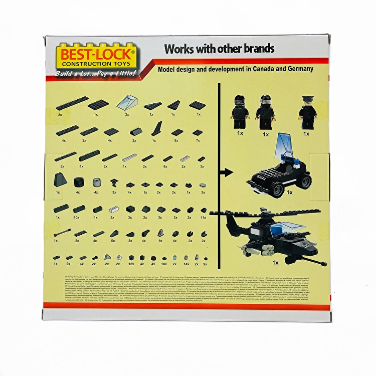 Конструктор S.W.A.T 240 деталей, вертолет BEST-LOCK (24070)