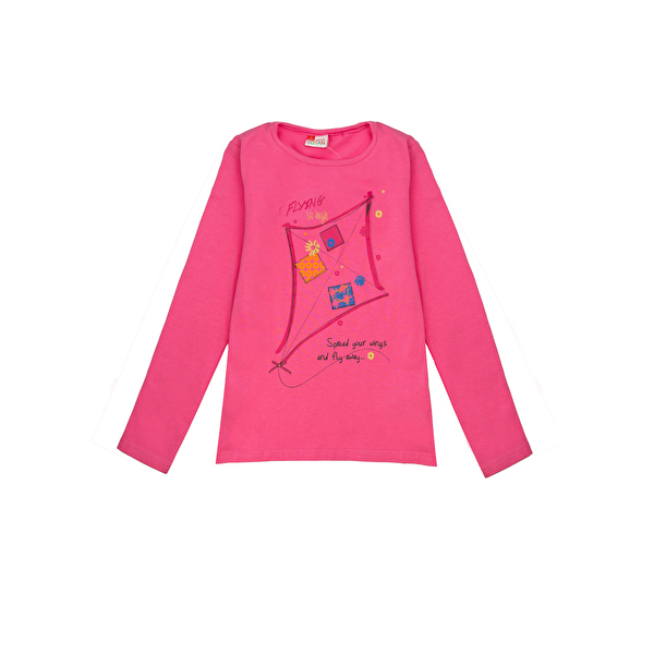Футболка с длинным рукавом Losan Kids girls (416-1200AD/71) Розовый