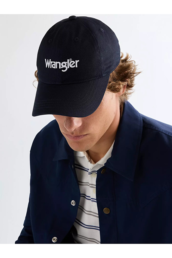 Кепка Wrangler Logo Cap Multiple Fits (112378864) Блакитний