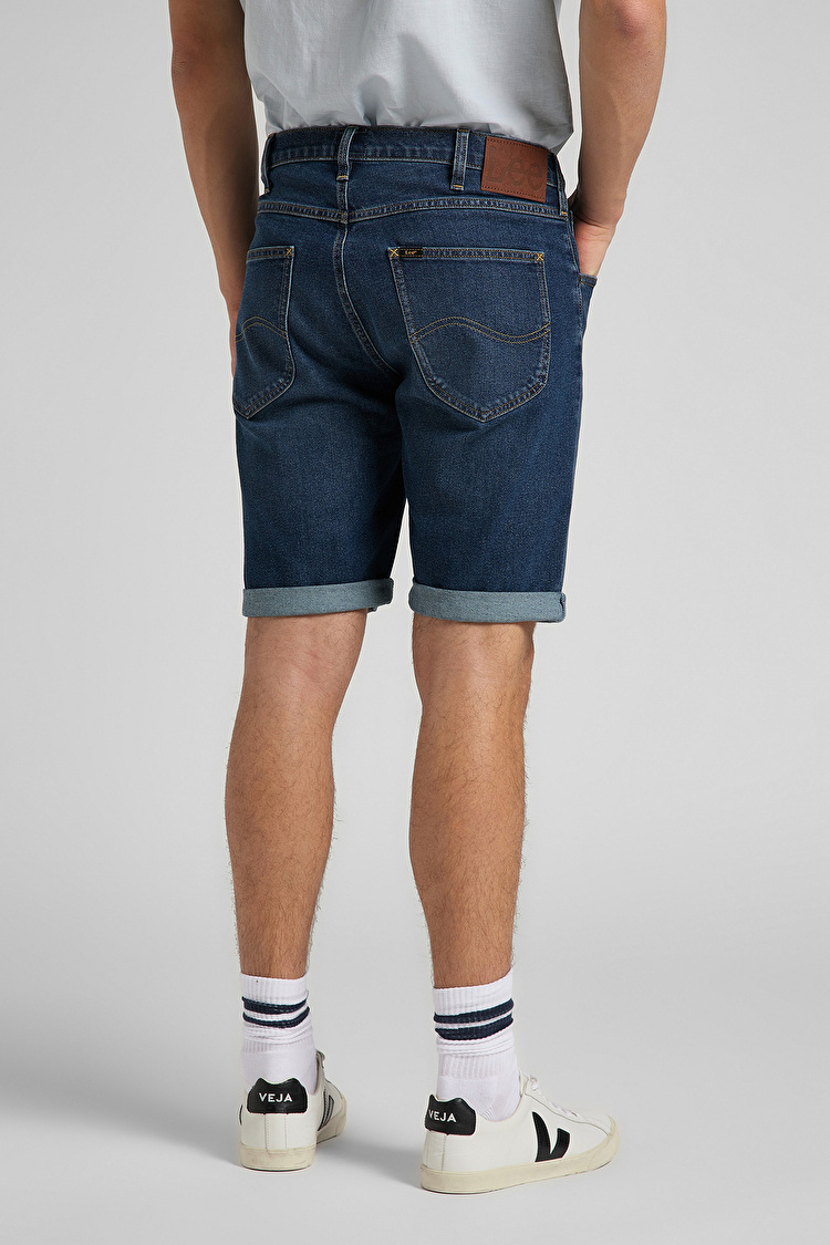 Шорти джинсові LEE 5 Pocket Short Regular Fit (L73EMGQA) Синій