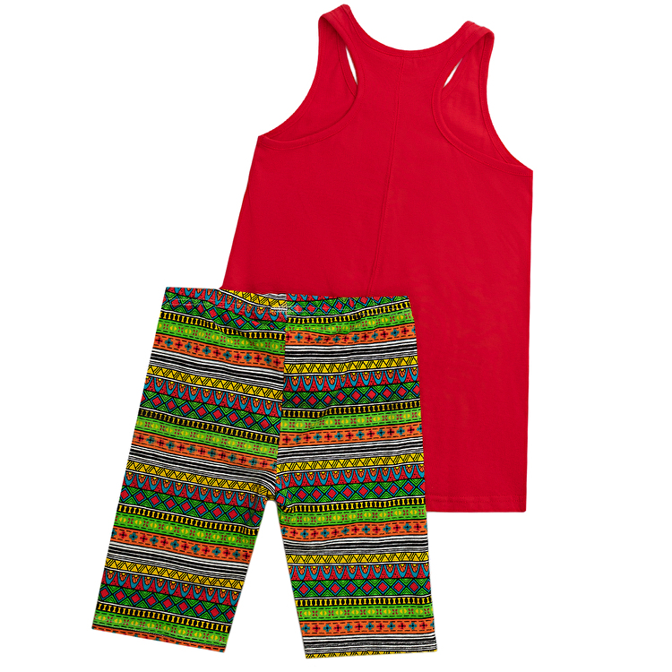 Комплект: Туніка з легінсами Losan Junior girls (414-8013AB/223) Червоний