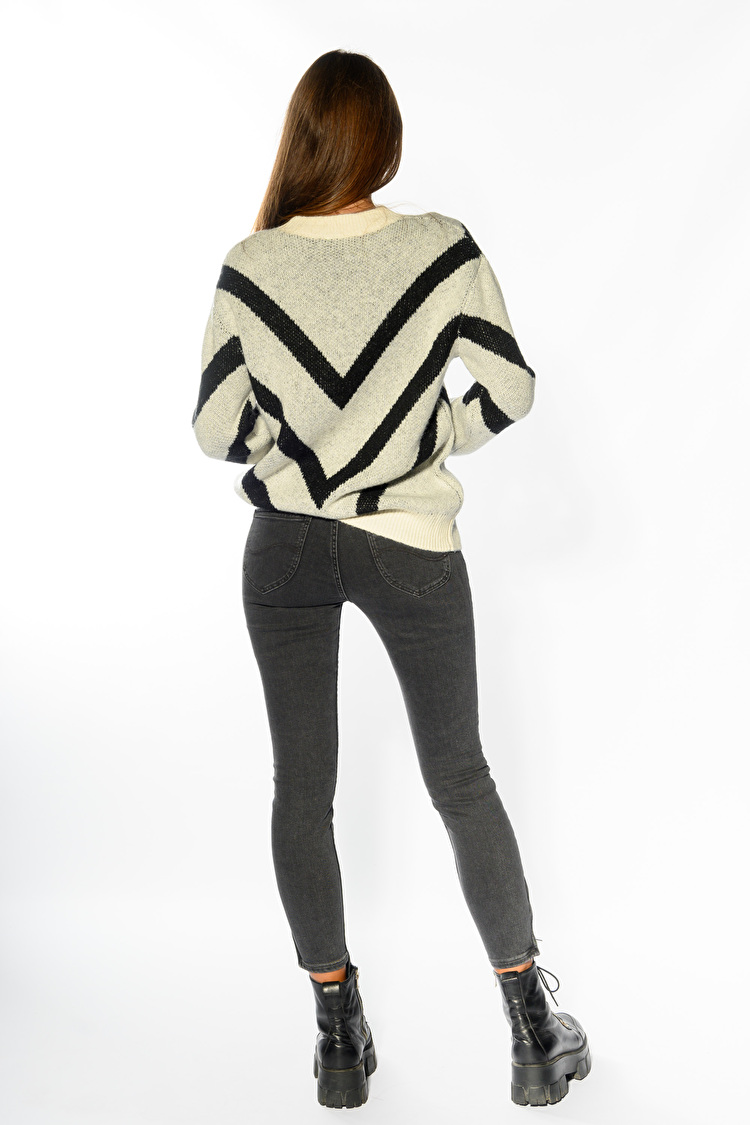 Джемпер LEE Pattern Knit Relaxed Fit (L52PLEHA) Серый