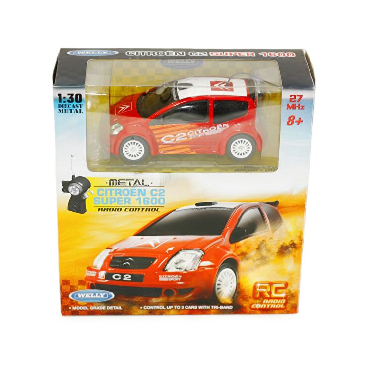 Модель автомобиля на радиоуправлении CITROEN C2 SUPER 1600 1:30 Welly (83004KK-W)