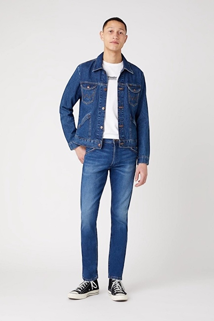 Куртка джинсовая Wrangler 124WJ Icons Regular Fit (W4MJUG925) Голубой
