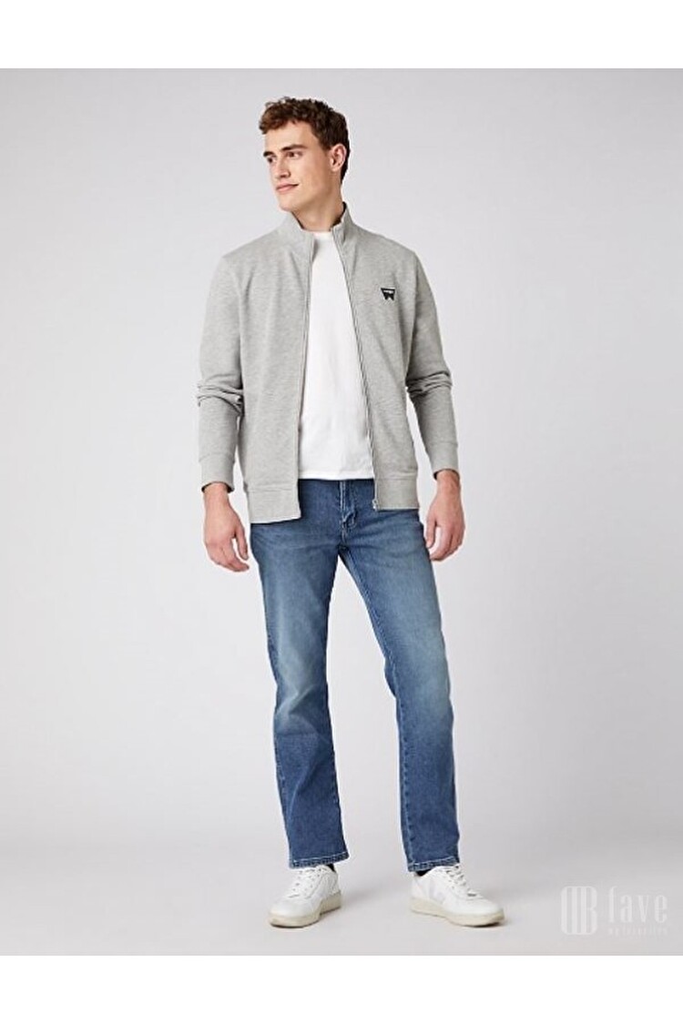 Кофта Wrangler Funnel Neck Zip Regular Fit (W6G5HAX37) Серый