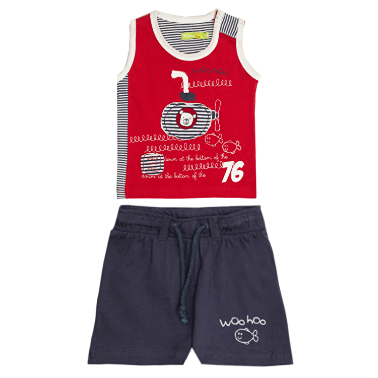 Комплект: Майка та шорти Losan Mc baby boys (017800103/579) Червоний