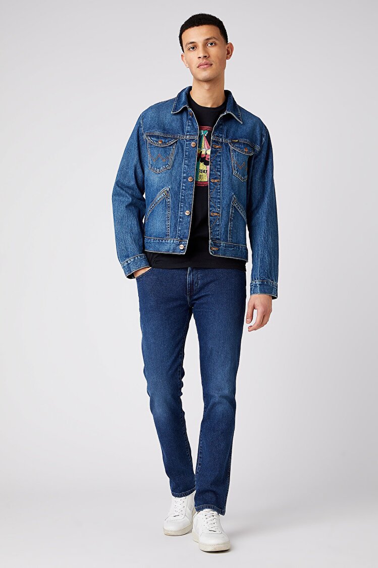 Джинси Wrangler Larston Slim Fit (W18SU551Q) Синій