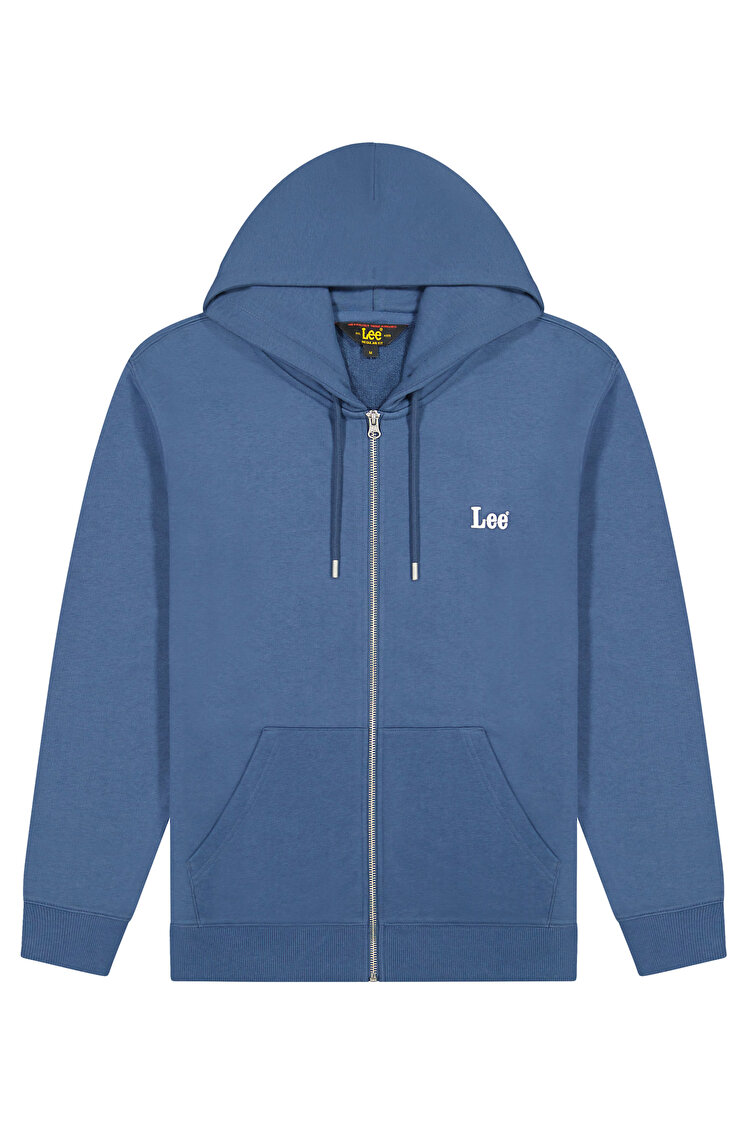 Худі на блискавці LEE ESS LEE FULL ZIP HOODIE Regular Fit (112376392) Блакитний