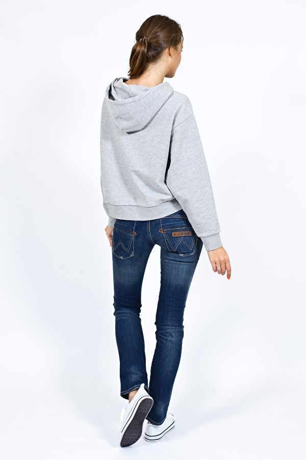 Худи Wrangler Geo Hoodie Loose Fit (W6N3HPX37) Серый