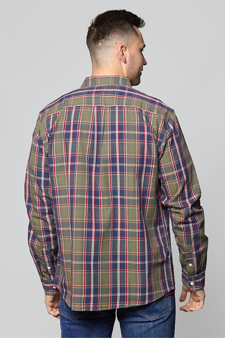 Сорочка Wrangler LS 1Pocket Shirt Regular Fit (W5A14MX45) Зелений