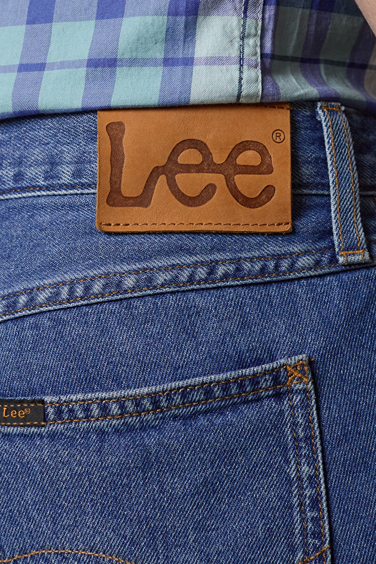 Шорты джинсовые LEE Rider Shorts Regular Fit (L73FLJKL) Синий