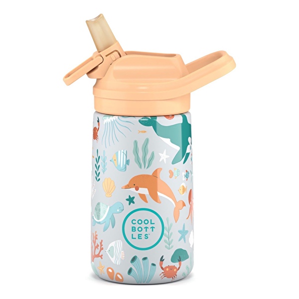 Термобутылка детская с силиконовым носиком COOL BOTTLES Underwater world 350 мл. (0416V)