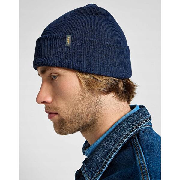 Шапка LEE Beanie Multiple Fits (112375879) Темно-синій