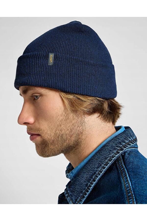 Шапка LEE Beanie Multiple Fits (112375879) Темно-синий