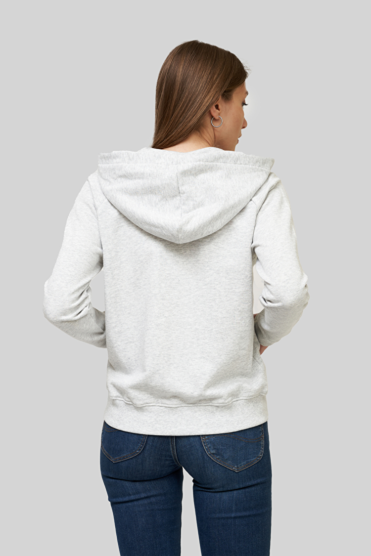 Толстовка LEE Zip Through Hoodie Regular Fit (L53QBR03) Серый