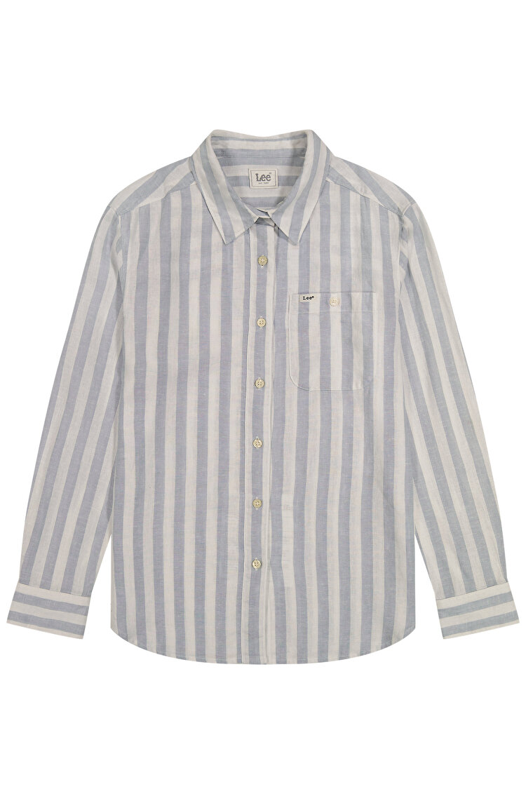 Сорочка LEE All Purpose Concrete Awning (112363656) Голубий