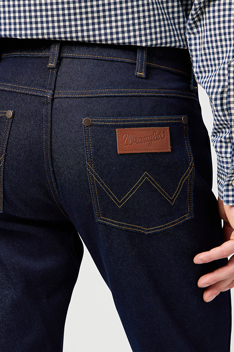 Джинси Wrangler Greensboro Regular Fit (112362557) Темно-синій