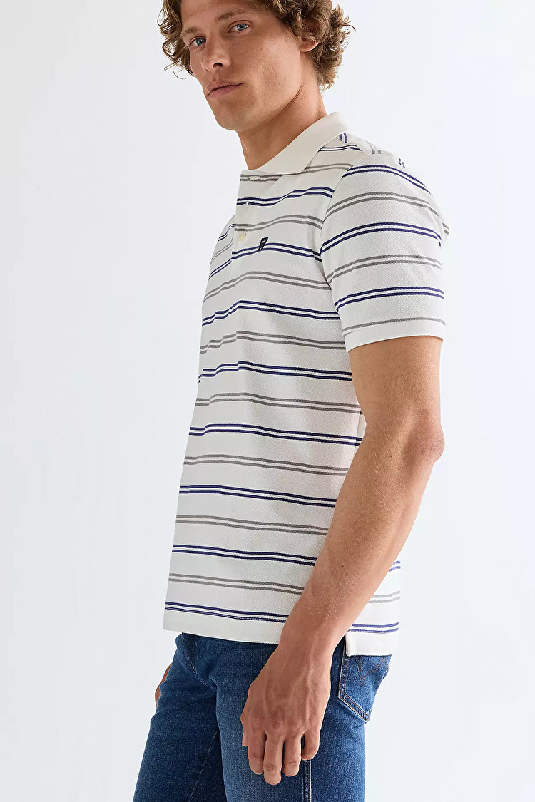 Поло Wrangler Polo shirt Regular Fit (112378958) Білий