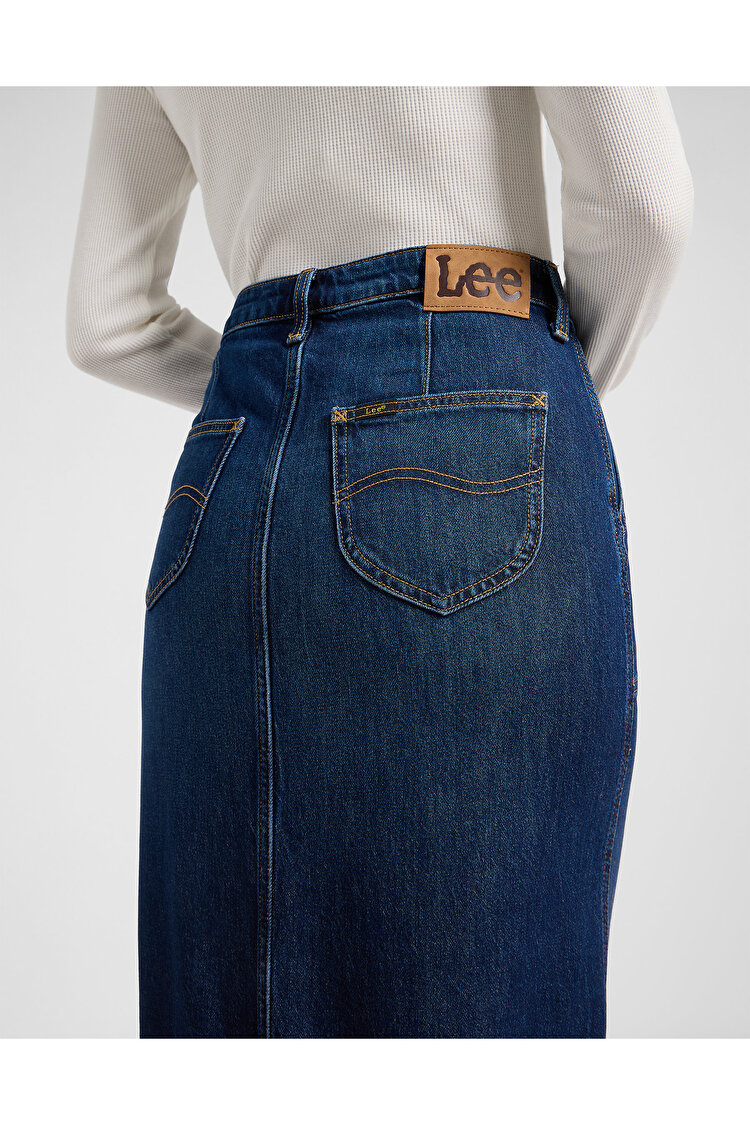 Спідниця LEE WW MAXI SKIRT Regular Fit (112370875) Синій