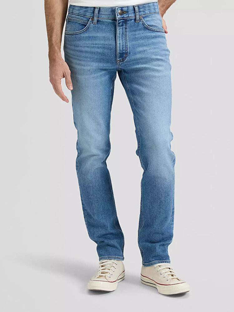 Джинси LEE Rider Slim Fit (112376397) Блакитний