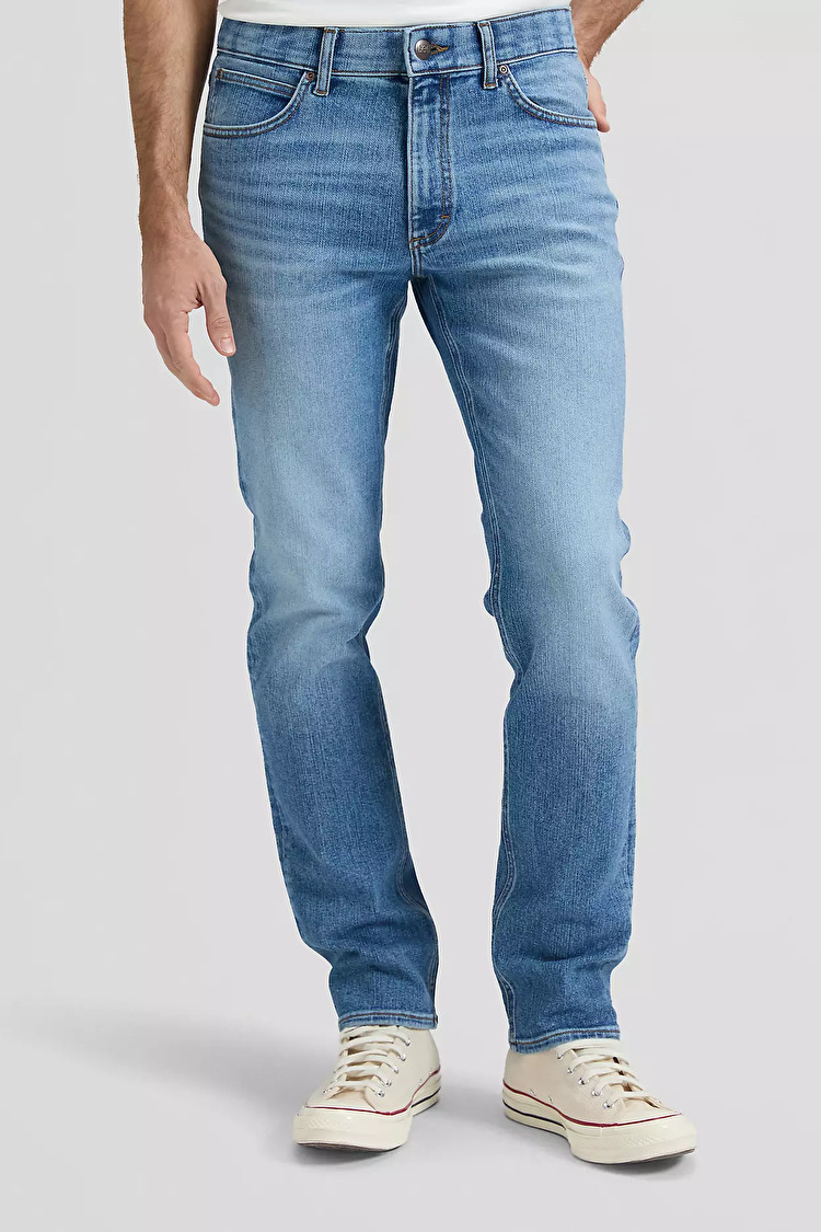 Джинсы LEE Rider Slim Fit (112376397) Голубой