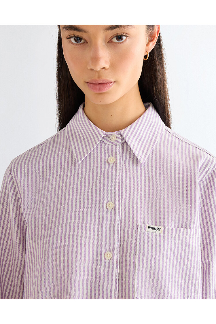 Сорочка Wrangler 1 PKT SHIRT Regular Fit (112378138) Фіолетовий