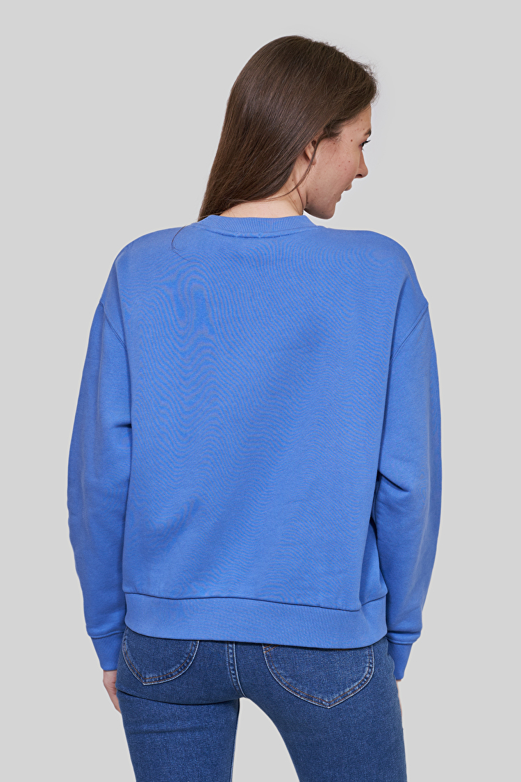 Свитшот LEE Crew Neck Sweatshirt Relaxed Fit (L53LRYSV) Голубой