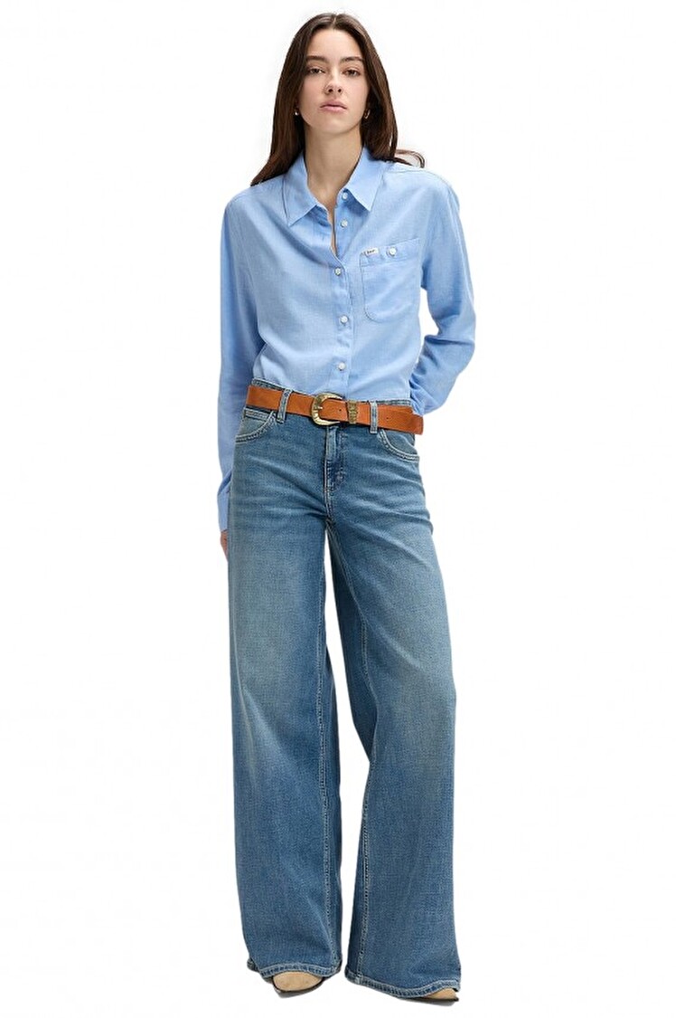 Сорочка LEE ALL PURPOSE SHIRT Regular Fit (112378747) Блакитний