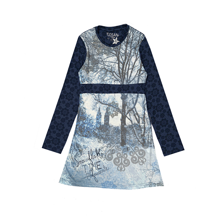 Платье Losan Junior girls (524-7008AB/32) Темно-синий