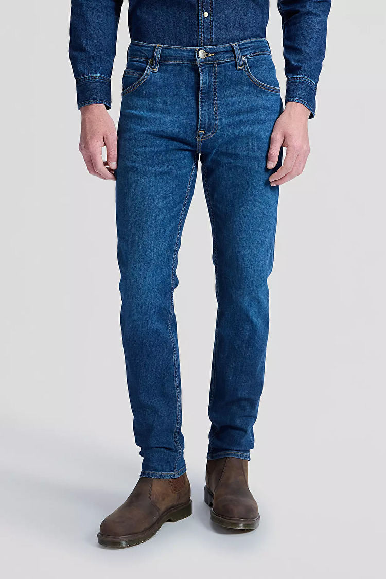 Джинсы LEE Rider Slim Fit (L701DHTR) Синий