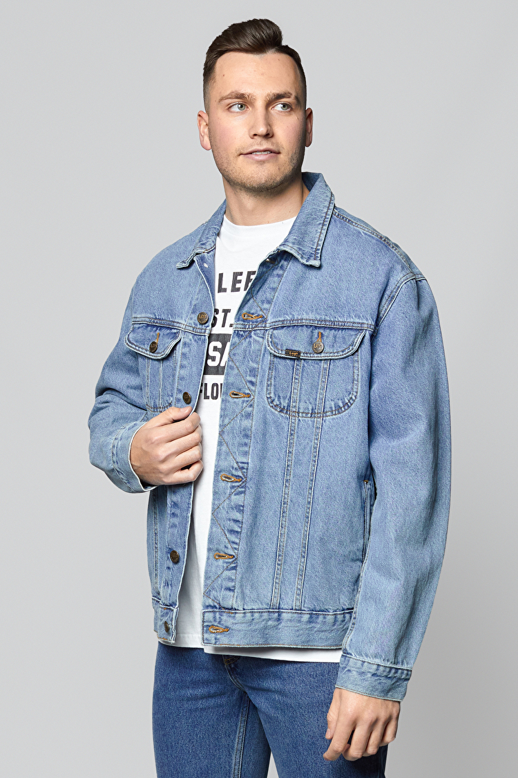 Куртка джинсовая LEE Rider Regular Fit (L89ZRDVA) Голубой