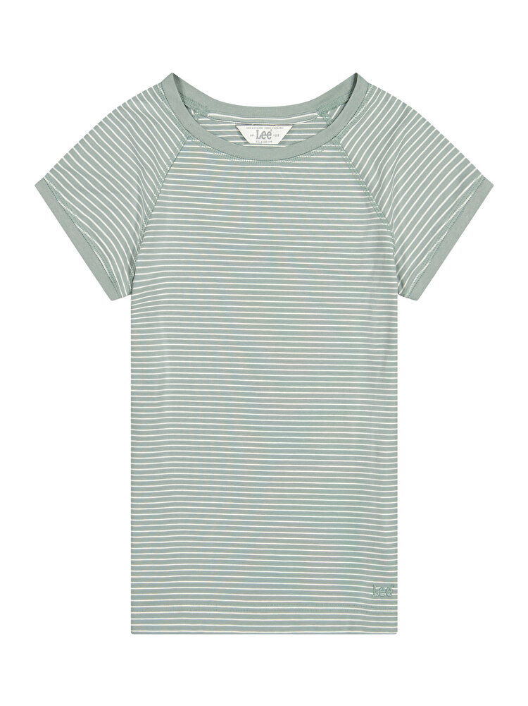 Футболка LEE Baby Tee Slim Fit (112376985) Зеленый