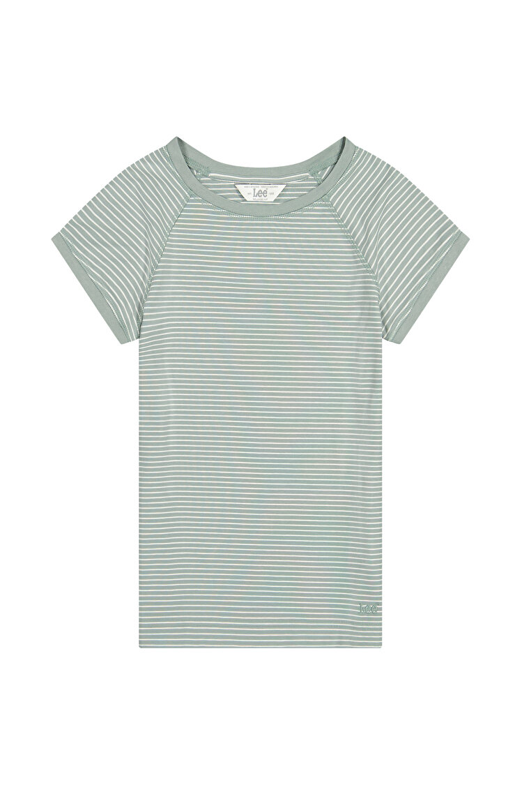 Футболка LEE Baby Tee Slim Fit (112376985) Зелений